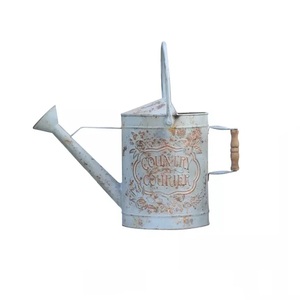 Luxury Watering Can Galvanized Simple Metal Water Can creative vintage water <b>cane</b> <b>garden</b> logo print watering can - Product Image 2