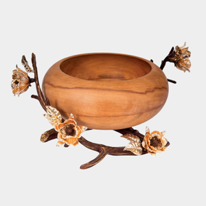 Handcrafted Handmade Wooden <b>Bowl</b> Artistic Eco-Friendly Modern Design Kitchen Decorative Fruit <b>Bowl</b> Elegant Salad <b>Serving</b> Home - Product Image 6