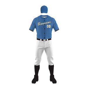 Venta caliente Hombres Uniforme de béisbol Uniforme de diseño de etiqueta privada Etiqueta privada Su propio diseño Conjuntos de Jersey y pantalón de béisbol - Product Image 2