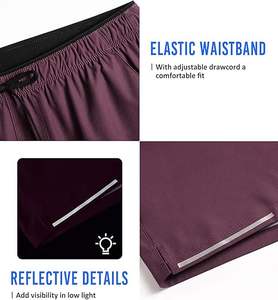 Pantalones Cortos de Malla al por Mayor, Tallas Grandes, de Poliéster, Lisos, para Baloncesto, 100% Poliéster, Casuales, con Bolsillo - Product Image 4