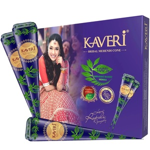 <b>Natural</b> Mehendi <b>Henna</b> Cream Fast Color Development Deep Dark Stain | Premium Grade Ammonia-Free Skin Safe | Traditional Body Art - Product Image 1