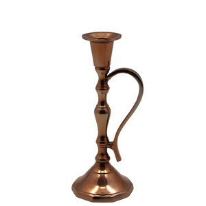 Christmas Decoration Aluminum <b>Candle</b> Stand With Handle Nickel Plating Set Of 6 Standard Size Silver Colour <b>Candle</b> Holders - Product Image 6