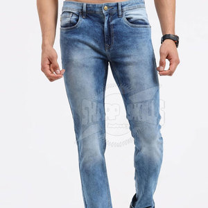 Custom Logo <b>Jeans</b> Pant Best Quality Solid Color <b>Jeans</b> Pants New Fashion OEM Custom <b>Jeans</b> Pants - Product Image 1