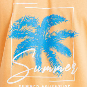 T-shirt de fitness décontracté grande taille avec imprimé personnalisé pour hommes sonnerie surdimensionnée en polyester/coton au design unique - Product Image 5