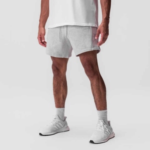 Style européen américain Short décontracté en coton à séchage rapide pour hommes, taille moyenne élastique solide, exercice de basket-ball, poches en toile - Product Image 5