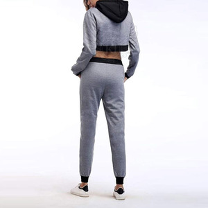 Nouvelle arrivée en gros de haute qualité Logo personnalisé femmes haut court 2024 polaire matériel femmes haut court à capuche - Product Image 5