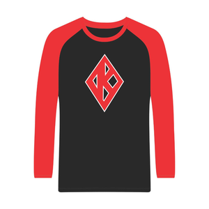 Kappa Alpha Psi Diamond K <b>Black</b> Raglan <b>Long</b> <b>Sleeve</b> <b>T</b>-<b>Shirt</b> 1911 Cotton Greek Fraternity Tee Licensed Vendor Nupe Apparel - Product Image 3