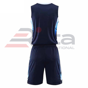 Uniformes de basket-ball personnalisés par sublimation ODM OEM vêtements de sport respirants de grande taille conçus pour les joueurs de basket-ball universitaires - Product Image 3