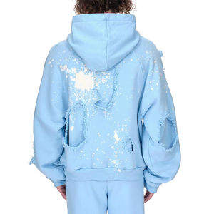 ชุดสูทมีฮู้ดพิมพ์ลายกราฟิกของผู้ชายเสื้อ100% ระบายอากาศได้ดีผ้าคอตตอนแห้งเร็วสำหรับฤดูหนาวกำหนดได้เอง - Product Image 4