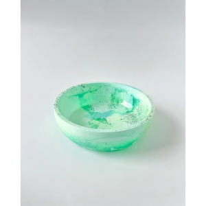 Bol de service en résine de style ancien de qualité supérieure pour les repas de luxe bols de service en résine aspect antique de couleur blanche - Product Image 4