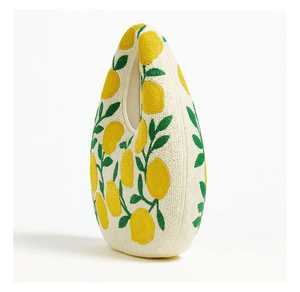 Bolso de Magnolia con cuentas, monedero con cuentas florales, bolso de flores blancas, bolso de hombro de primavera, monederos con cuentas de verano, hecho a mano floral - Product Image 4