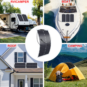 Panneau solaire flexible 600W 12V, chargeur de batterie portable pour camping, maison, camping-car - Product Image 3
