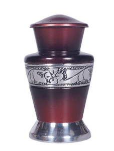 เก็บโกศโลหะสำเร็จรูปสำหรับใส่เถ้ากระดูกของมนุษย์ขี้เถ้าโกศโลหะตกแต่ง - Product Image 3