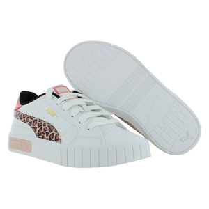 Puma Cali Star รองเท้าเดินสไตล์สาวๆ100% สีขาว/สีชมพูคาร์เนชั่นมีขนาดตามแบบประเทศจีน - Product Image 3