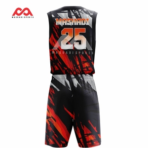 Nouveaux derniers modèles d'uniformes de basket-ball uniformes de basket-ball pour jeunes en tissu respirant à séchage rapide de haute qualité - Product Image 6
