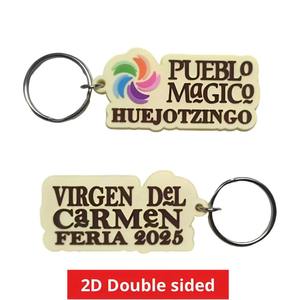 Porte-clés en caoutchouc PVC écologique Style 2025 pour les commandes personnalisées en vrac et l'approvisionnement en gros - Product Image 3