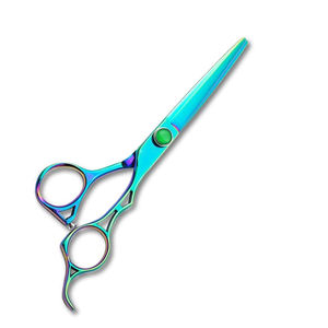 Gran oferta, tijeras de peluquero coloridas de acero inoxidable hechas a medida, tijeras de peluquero para cortar el pelo al por mayor - Product Image 2