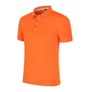 Polo de talla grande para hombre, diseño de moda con mangas bordadas, tejido de punto sólido transpirable, venta al por mayor - Product Image 1