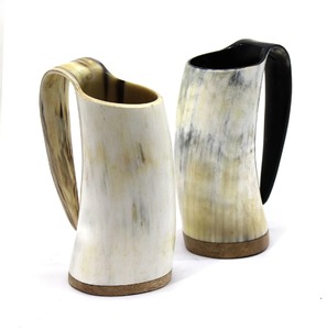 Taza de cuerno de búfalo hecha a mano nuevo diseño taza de cuerno Natural personalización taza de cuerno de búfalo de calidad superior - Product Image 1