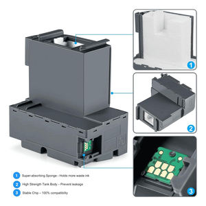 Tanque de Tinta Residual con Chip para Impresora Epson <span class=keywords><strong>Surecolor</strong></span> Sc-f100 F130 F160 <span class=keywords><strong>F170</strong></span> F150, INK From USA C13s210125 Sc23mb S2101 - Product Image 4