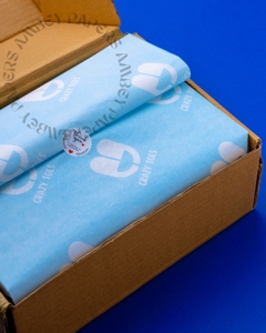 Wholesale Virgin Printed <b>Tissue</b> <b>Paper</b> Roll for Gifts Full <b>Color</b> Biodegradable Fast Delivery Custom Logo & Design Available - Product Image 5