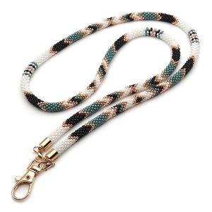 Les lanières perlées de graine faites à la main à la mode conçoivent les lanières perlées faites à la main durables de perles de rocaille pour des étudiants - Product Image 2