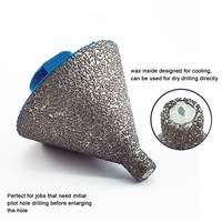 Brocas de Diamante de Alta Calidad de 9-50 mm para Trabajos en Seco con Azulejos - Ideales para Escariar, Recortar y Pulir con Amoladoras Angulares