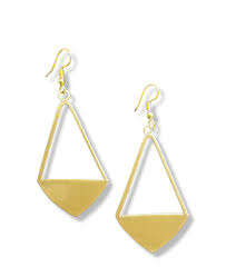 ต่างหูทองเหลืองสำหรับงานปาร์ตี้งานแต่งงาน คุณภาพดีที่สุด 100% ต่างหูขายดีที่สุด ดีไซน์ใหม่ทันสมัย - Product Image 2