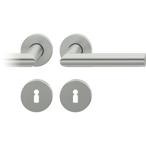 Juego de 12 Cerraduras Modernas para Muebles Rosette 1076 de Aluminio 0105 BB con Llave DIN para Rosette Izquierda/Derecha D/D FSB para Escuela, Gimnasio, Baño - Product Image 1