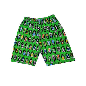 Shorts en coton imprimés pour enfants, pour garçons et filles, coupe régulière, shorts décontractés (lot de 10), shorts pour enfants en gros - Product Image 4