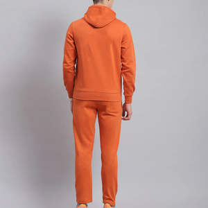 เสื้อฮู้ดโอเวอร์ไซส์ผ้าฟลีซคอตตอน 100% สำหรับผู้ชาย พิมพ์ลายตามสั่งสำหรับฤดูหนาว กางเกงจ็อกเกอร์คาร์โก้ลายเรียบ ไซส์พลัส - Product Image 5