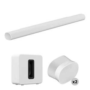 BEST HS8 Système audio sans fil immersif ultime en 3 pièces avec barre de son Arc Ultra et télécommande - Product Image 1