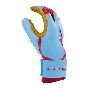 High Quality Leather Batting <b>Gloves</b> Softball <b>Baseball</b> Customizable Logo Professional Level Lightweight Eco-Friendly Hook Loop - Product Image 3