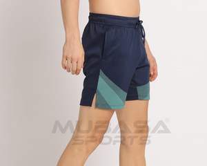 High Quality Custom Logo Summer Running Sports <b>Shorts</b> Stretchable Polyester Fabric with Solid Pattern XS Size Gym Use Low MOQ - Product Image 6