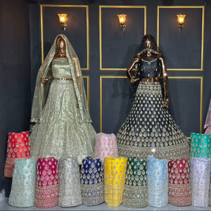 Nuevo y elegante Net Choli con Heavy Mirror Shisha Work Jarkan Stones y Dori Bordado Disponible en 20 colores vibrantes - Product Image 1