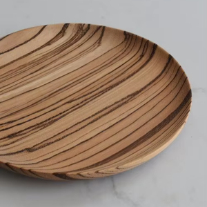 ถาดเสิร์ฟสลัดไม้พร้อมกล่องไม้สนธีมรักรูปเรือทรงรีคุกกี้ผลไม้ของขวัญตกแต่งบ้าน - Product Image 1