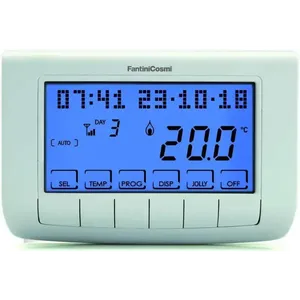 Fantini Cosmi Intellicomfort CH140GSM2 Chronothermostat hebdomadaire électronique pour système HVAC - Product Image 1