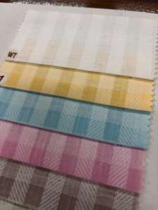 Premium Triber Check Poly Cotton Shirting <b>Fabric</b> | 58 Export Quality Textile for Shirts & Suits At Affordable price - Product Image 2
