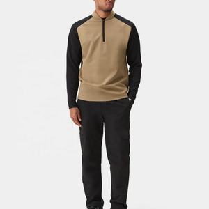 เสื้อกอล์ฟแขนยาวผ้าฟลีซสำหรับผู้ชายเสื้อสเวตเตอร์มีซิปสำหรับเล่นกีฬาดีไซน์ใหม่ - Product Image 6