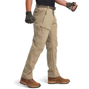 Pantalones Formales de Invierno para Hombre, Impermeables y Transpirables, Ecológicos, 100% Poliéster, Forro Polar, Cierre de Cremallera - Product Image 3