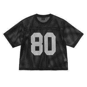 เสื้อคอกลมผ้าฝ้ายถักลายตาข่ายพิมพ์ซับลิเมชันสำหรับ100% - Product Image 6