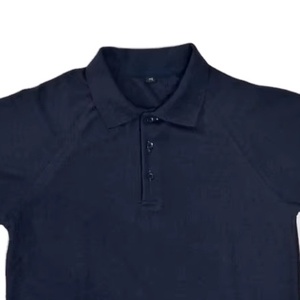 Camiseta de Manga Corta con Cuello Alto y Logotipo Frontal, 100% Algodón, para Hombre, Estampado por Transferencia Térmica, Informal, Transpirable, 180 Gramos - Product Image 2