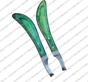 Recién llegado, cuchillo para cortar pezuñas de caballo, herramienta de herrador de mano izquierda y derecha, cuchillos para pezuñas de TARIQ MFG CO CE ISO EU - Product Image 1