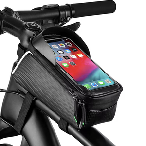 Ultimate Waterproof Cycling Motorcycle Phone Mount System - Multi-Function Bike Frame <strong>Bag</strong> with Air Cushion Tech for <strong>Smartphones</strong> - Product Image 1