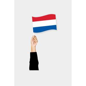 Custom 3x5ft Dutch <b>Pocket</b> Flag Digital Printed Pennant in Cotton <b>Plastic</b> and Silk for Automotive Insurance and Education - Product Image 1