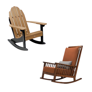 Modern Minimalist Solid <b>Wood</b> Comfortable Living Room Furniture <b>Rocking</b> <b>Chair</b> High Quality - Product Image 4