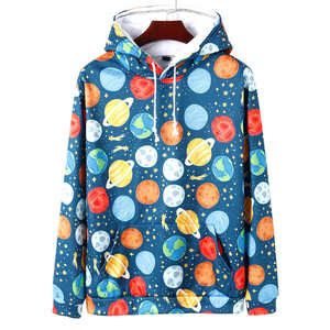 Sudadera con Capucha Sublimada para Hombre, Diseño Personalizado, 100% Poliéster, Tejido de Secado Rápido, Personalización OEM/ODM Disponible - Product Image 1