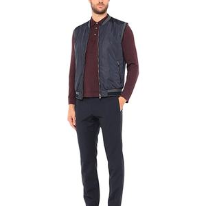 Vêtements de mode OEM, coupe ajustée, vêtements décontractés, poches zippées personnalisées, vestes sans manches pour hommes de haute qualité, simples et confortables - Product Image 5