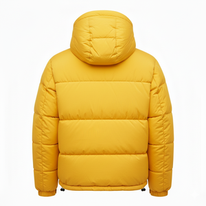 Chaqueta Acolchada con Capucha Verde para Hombre/Unisex, Chaqueta Acolchada con Capucha para Hombre con Bolsillo con Cremallera en el Pecho, Abrigo de Invierno Acolchado y Aislado - Product Image 6