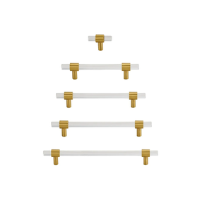 Manija de cristal acrílico, cajón de armario, cocina y restaurantes, uso de puerta, manija de puerta de metal para pulido a mano con venta - Product Image 2